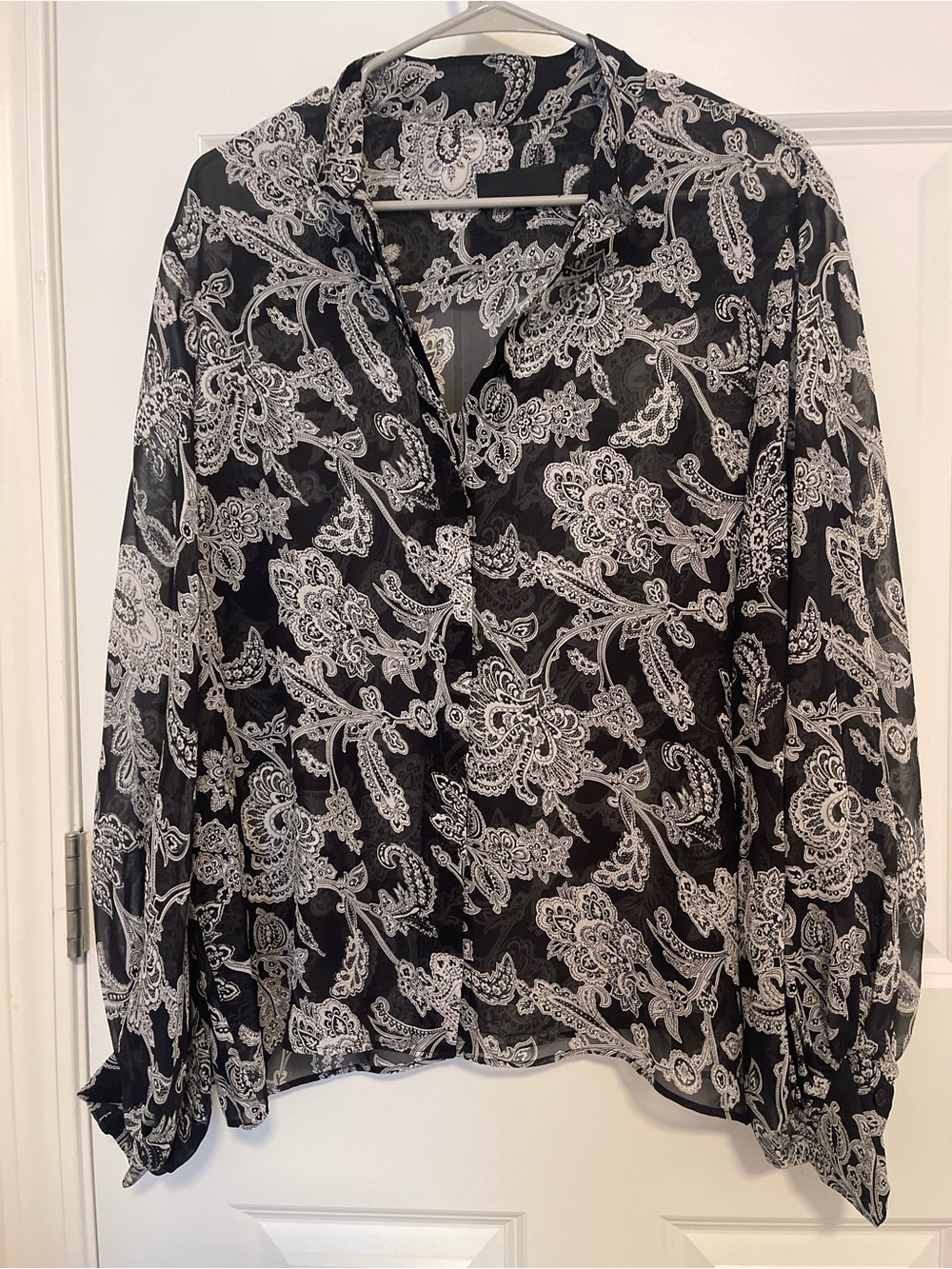 Nili Lotan Silk Paisley Blouse